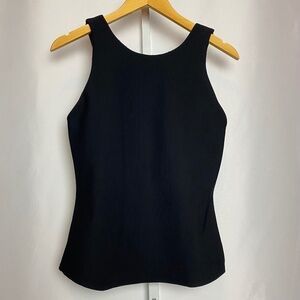 32 Degrees Cool Womenʻs Black Ribbed Body Con Tank Top Size Small